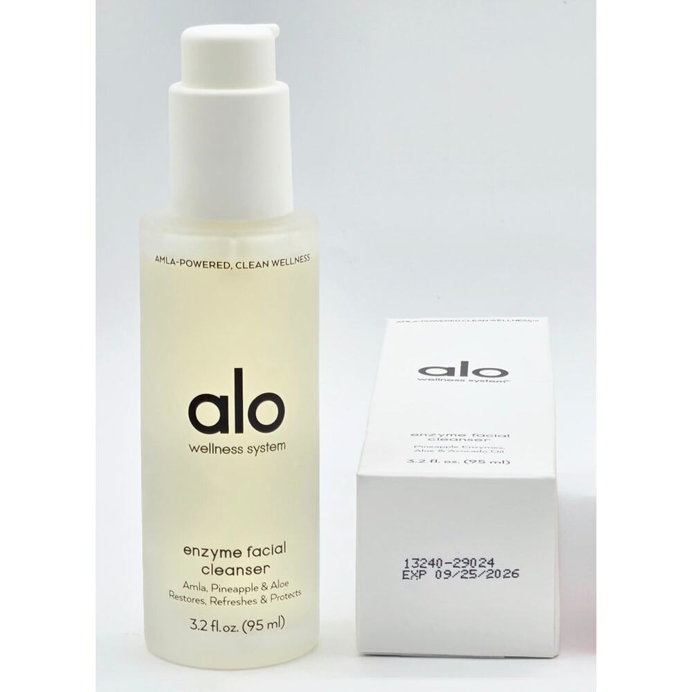 ALO GLOW SYSTEM Enzyme Facial Cleanser 3.2oz/ 95mL -NIB - Picture 4 of 5